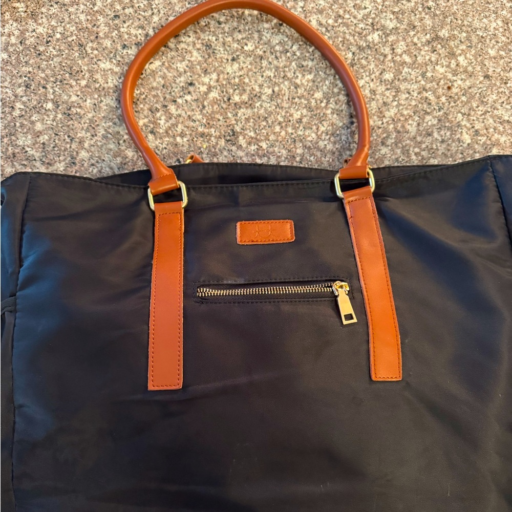 Gently used black teacher tote